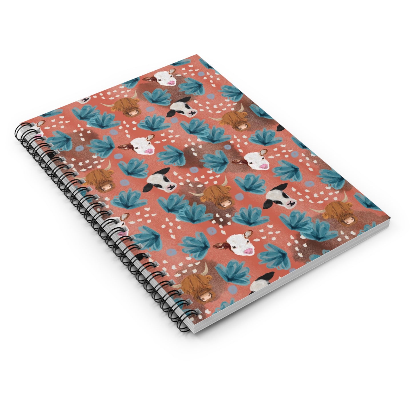 MOO-dy Floral Notebook
