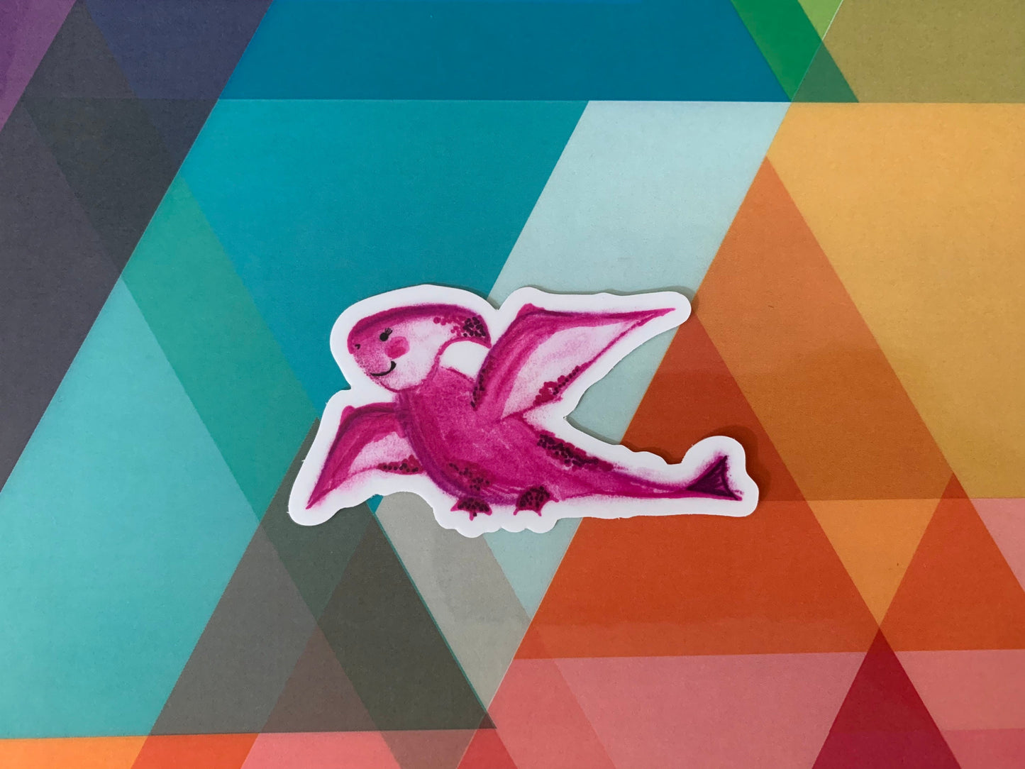 ROSEY the Dino Vinyl Sticker