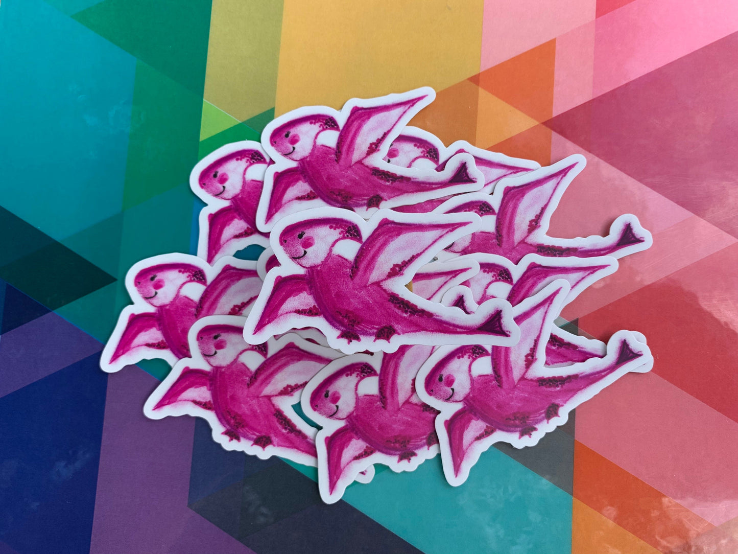ROSEY the Dino Vinyl Sticker