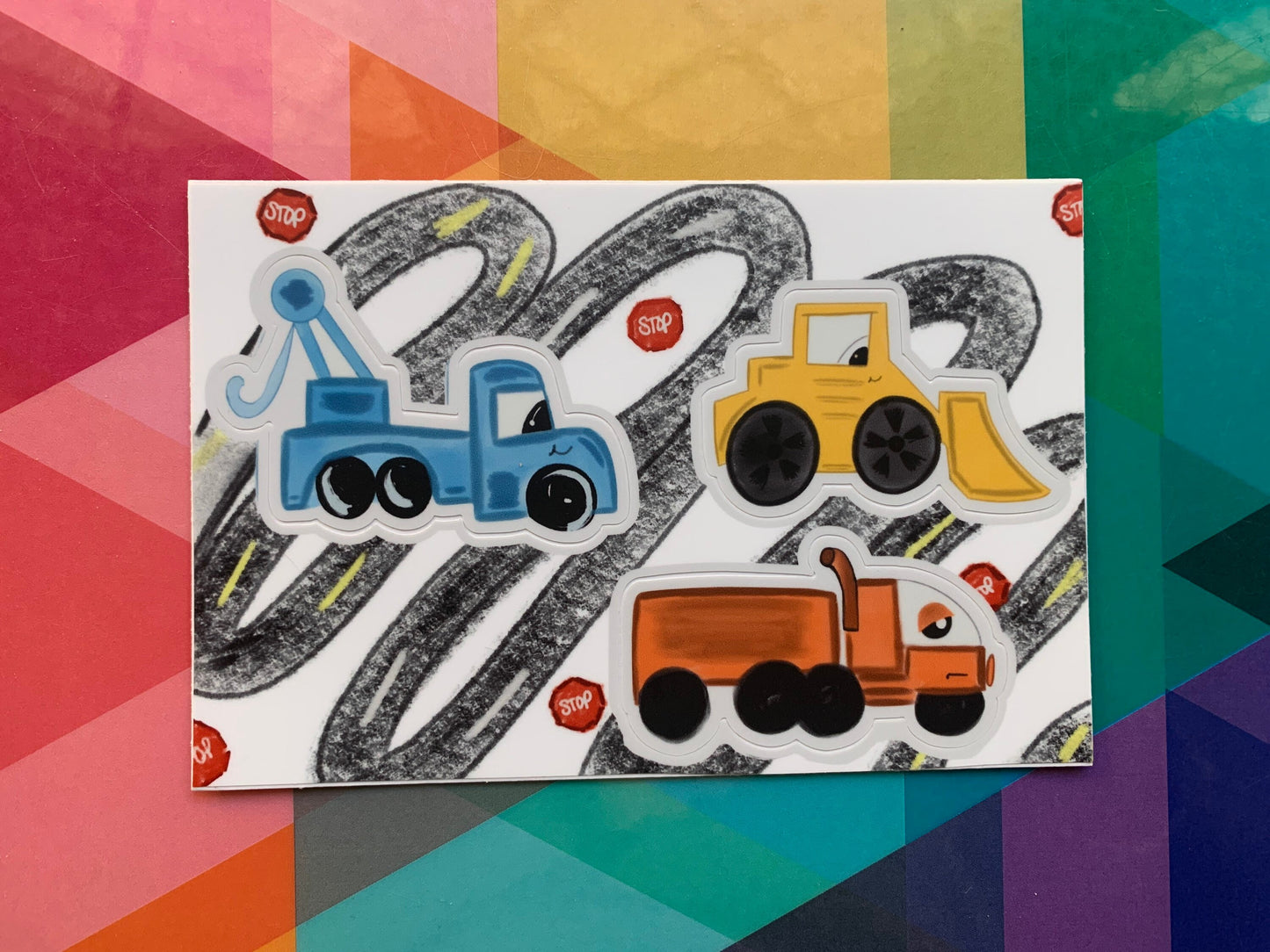 Working-Vehicle Sticker set