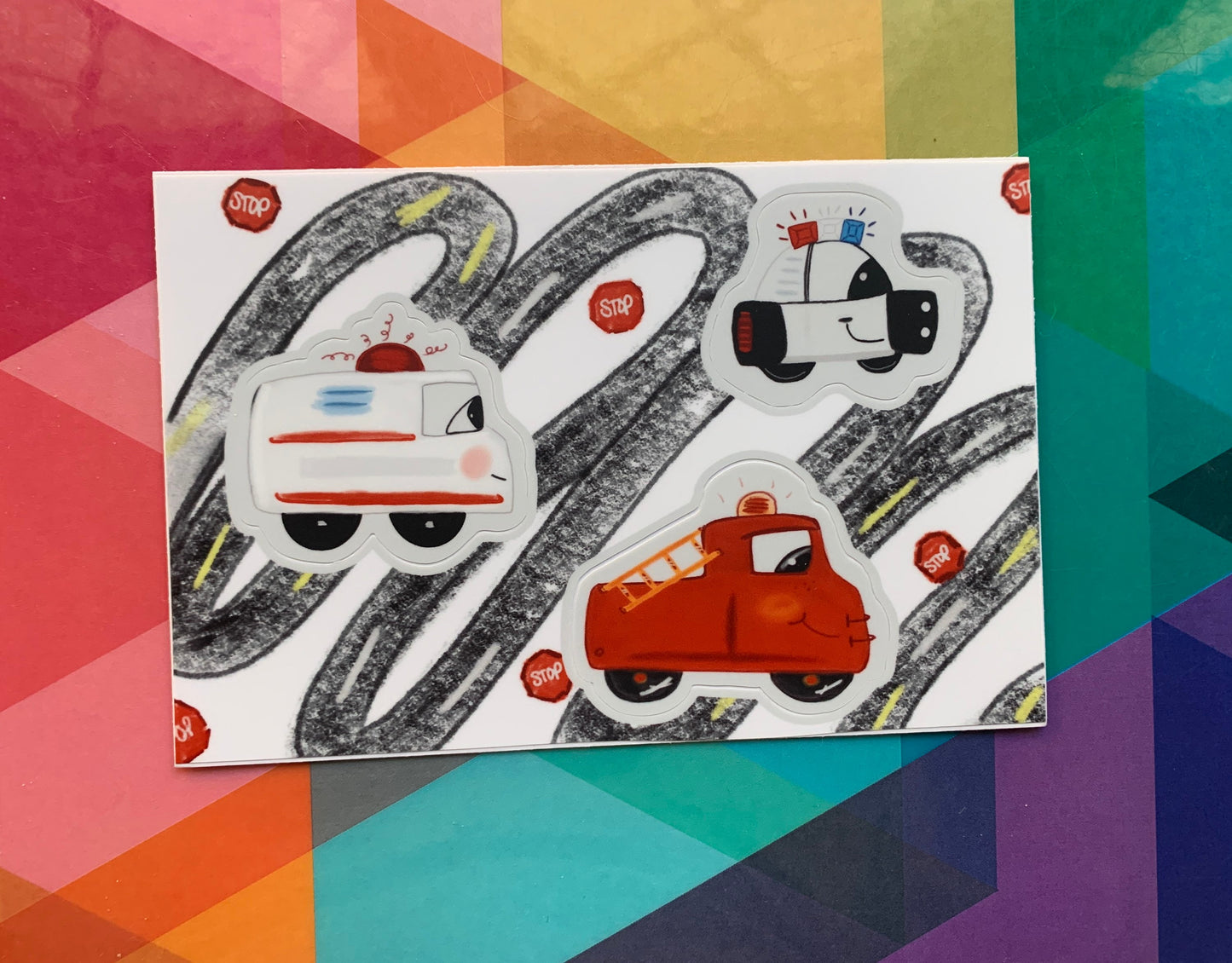 Rescue Vehicle Sticker Set